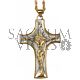 Croce Pettorale in Argento Bicolore Arredi Sacri Memeo Art. 275B