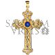 Croce Pettorale in Argento Bicolore Arredi Sacri Memeo Art. 275D