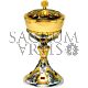 Pisside in Argento Bicolore Arredi Sacri Memeo Art. 158