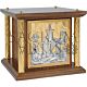 Tabernacolo da mensa in Legno e Metallo Bicolore Arredi Sacri Memeo Art. 326